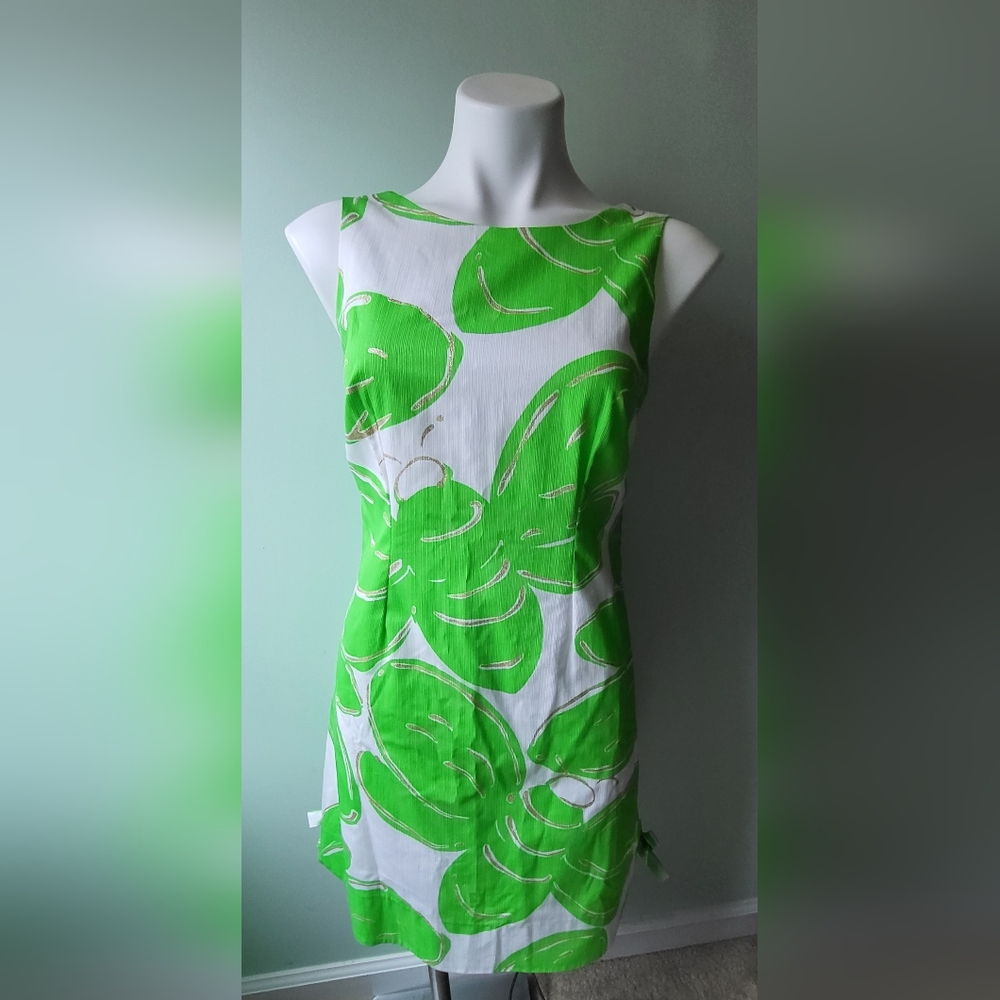 Lilly pulitzer Leaf dress Delia Shift Dress